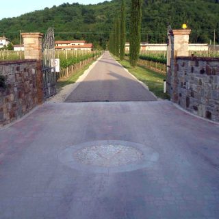 Corno di Rosazzo, Collio - triple layer unpaved road low-impact pothole repair - Slurry Srl