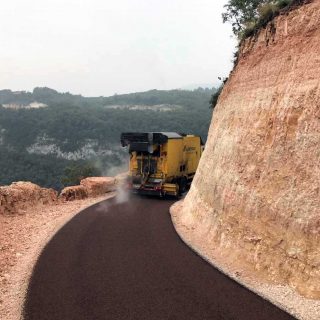 Verona - road paving dust suppression - Slurry Srl