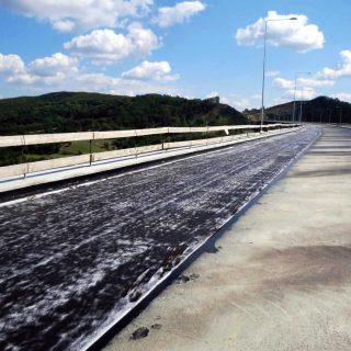 CRW with geotextile waterproofing membrane - Slurry Srl