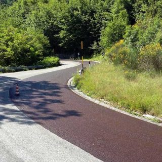 Asphalt slurry microsurfacing provincial roads - Slurry Srl