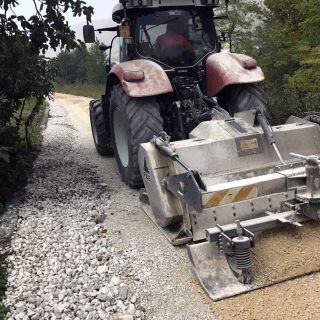 Constructing milled unpaved roads - Slurry Srl